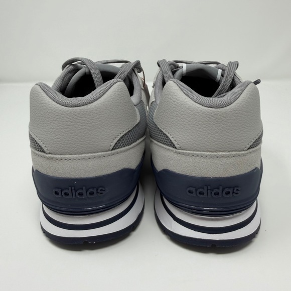 Adidas Run 80s Mens Sneakers Grey Burgundy Navy Retro Sneakers Mens 11 -NWT 1882 - Picture 12 of 14